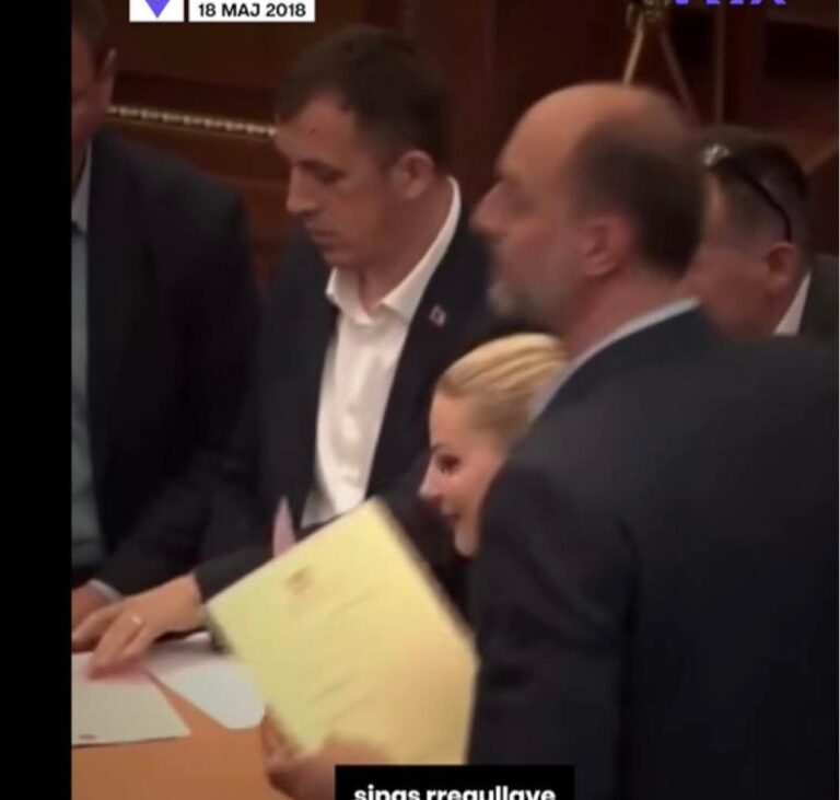 Dalin pamjet, Salih Zyba në Komision kur u zgjodh Llaban gjyqtar në Kushtetuese